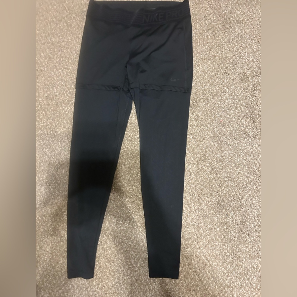 Nike pro leggings size XL MESH - Picture 2 of 6